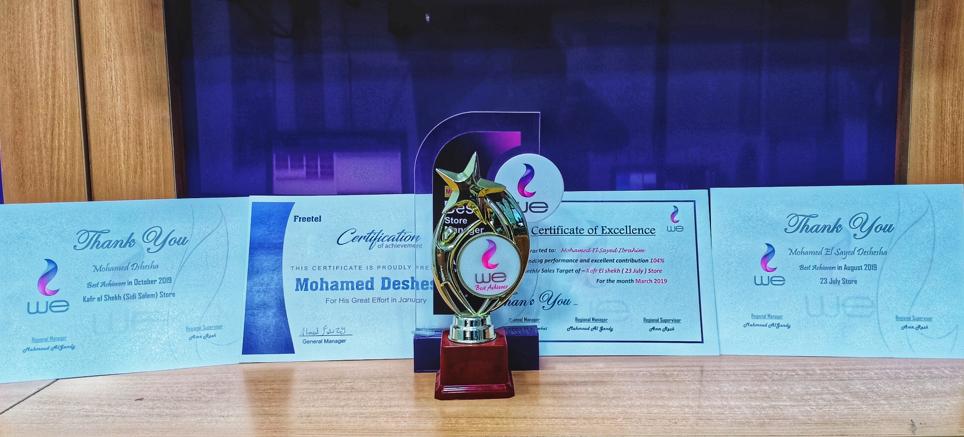 Telecom Egypt — Best Sales Representative